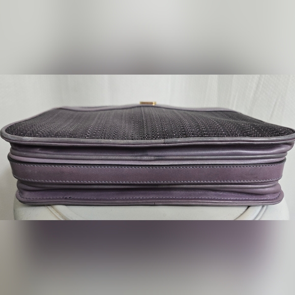 EUC Vintage Bally Purple Horse Hair Crossbody - Picture 9 of 15